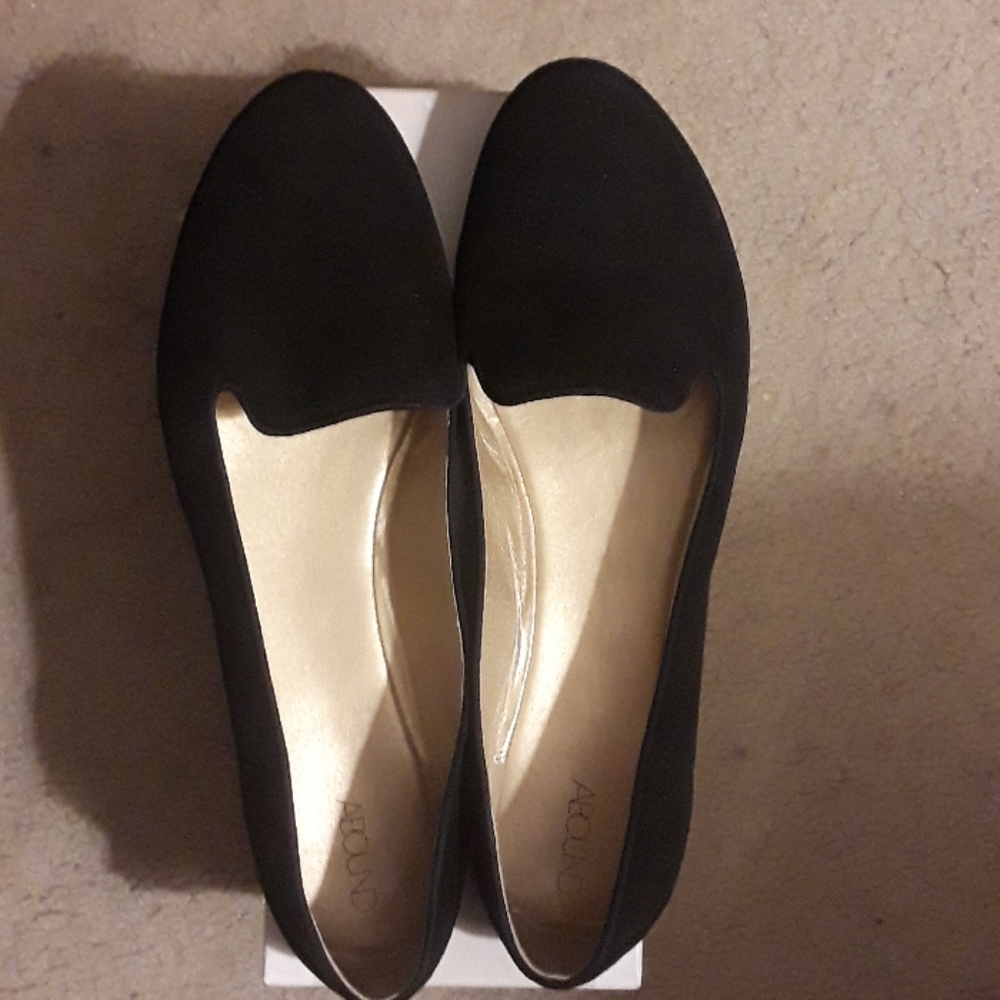 Women's NWT Abound Black Flats Size 12